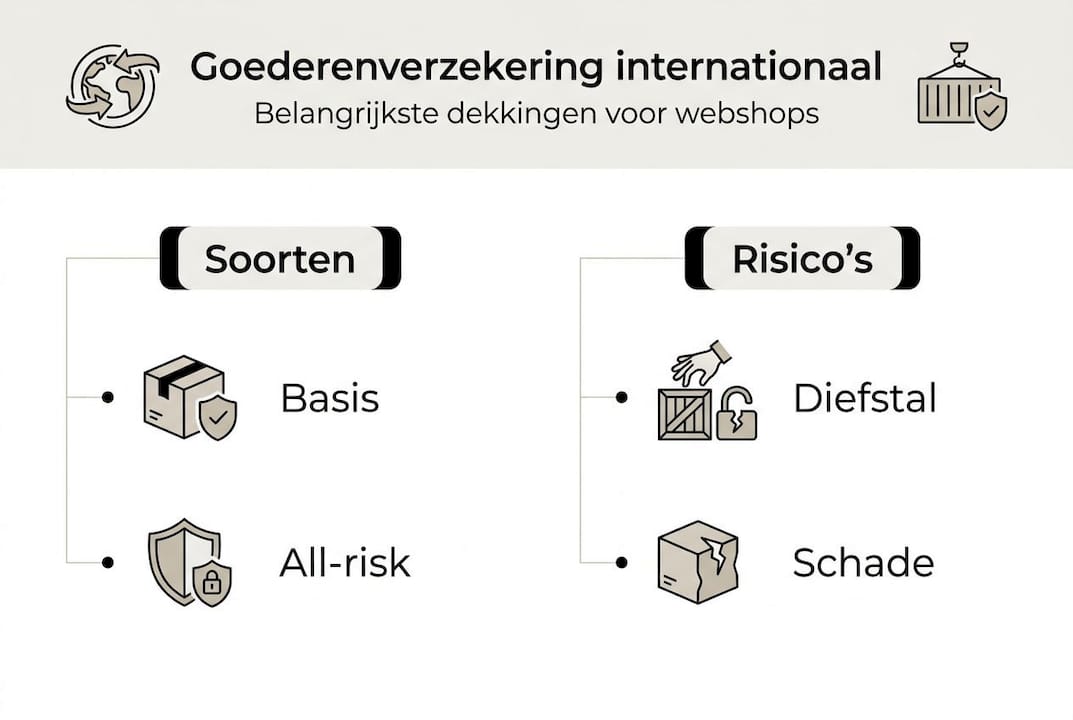 Overzicht: belangrijkste punten van een goederenverzekering voor webshops