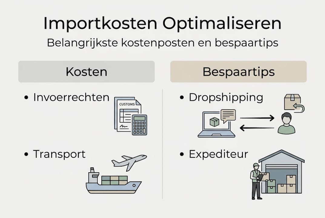 Overzicht: kosten bij importeren en slimme bespaartips