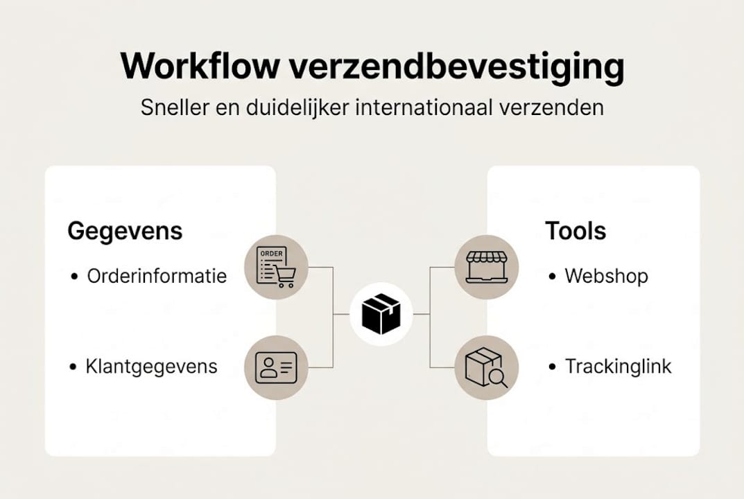 Overzicht van het internationale verzendproces: zo werkt de verzendbevestiging