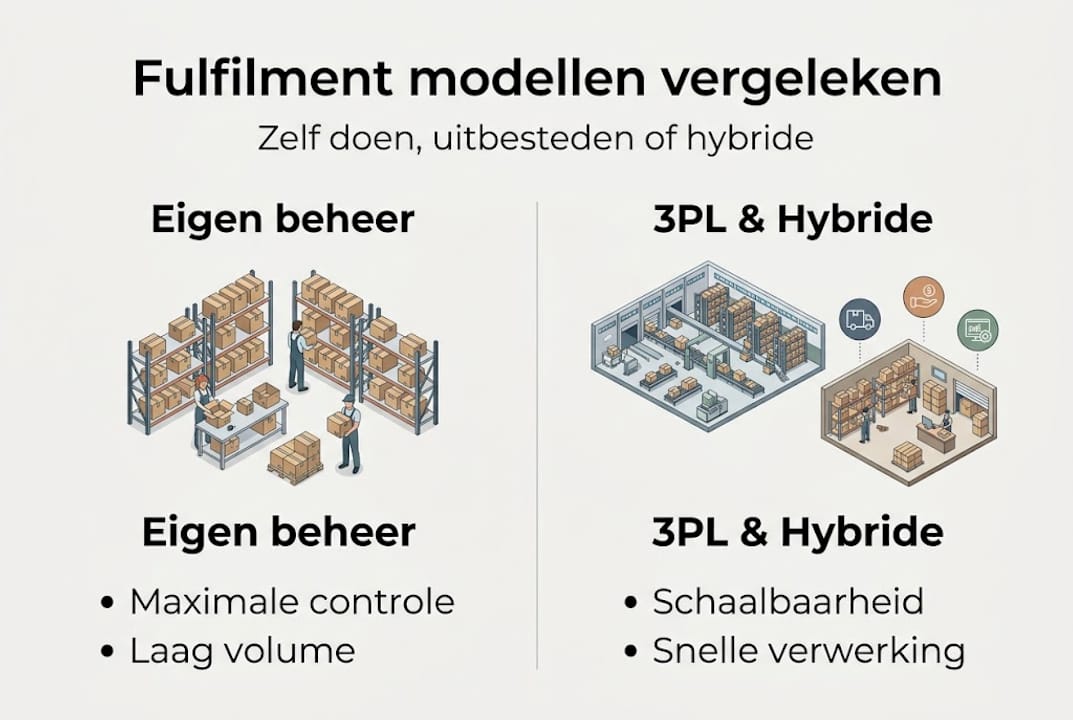 Infographic: een helder overzicht van verschillende fulfilmentmodellen