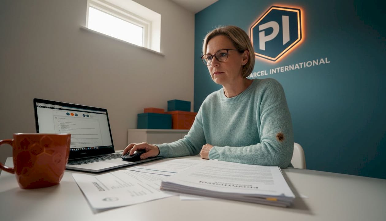 Een ondernemer neemt zijn verzekeringspapieren zorgvuldig door aan zijn bureau.