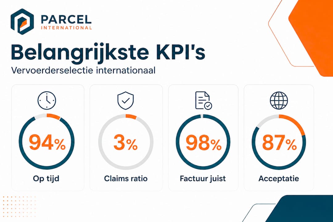 Overzicht: vier onmisbare KPI’s bij het kiezen van een vervoerder