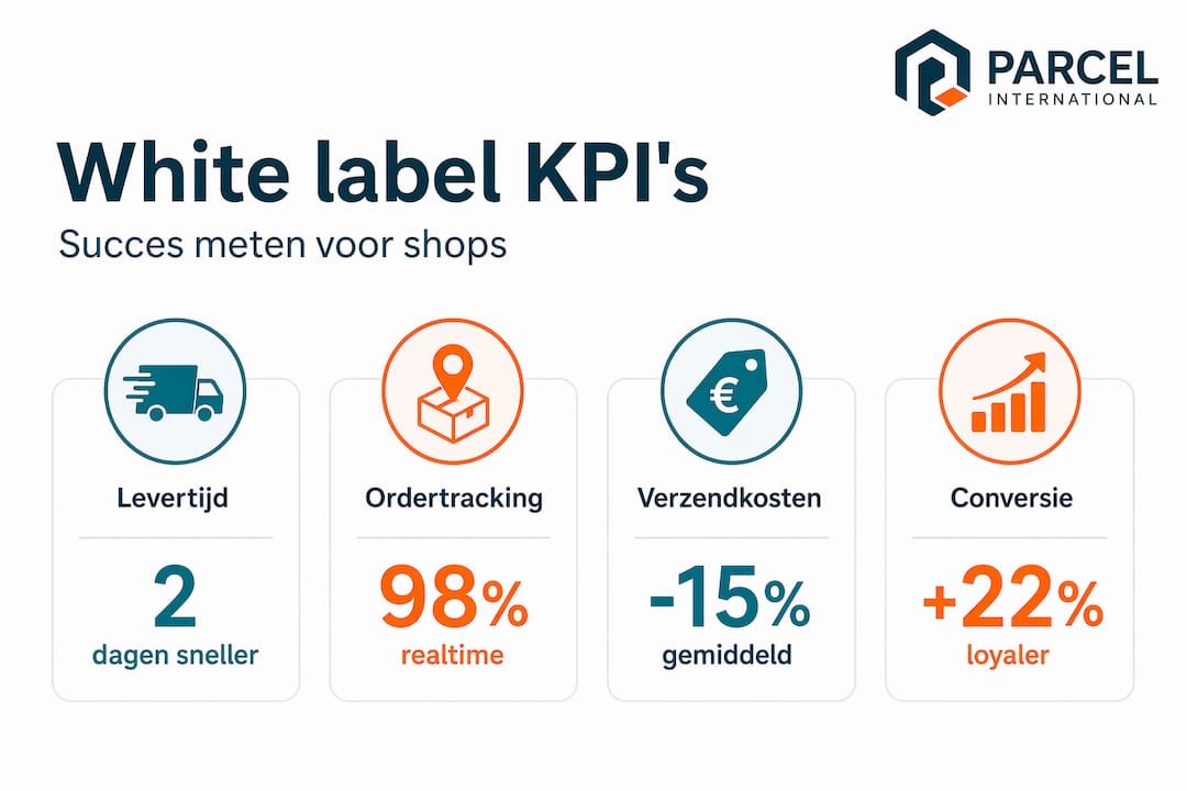 Infographic met de belangrijkste cijfers over white label fulfilment