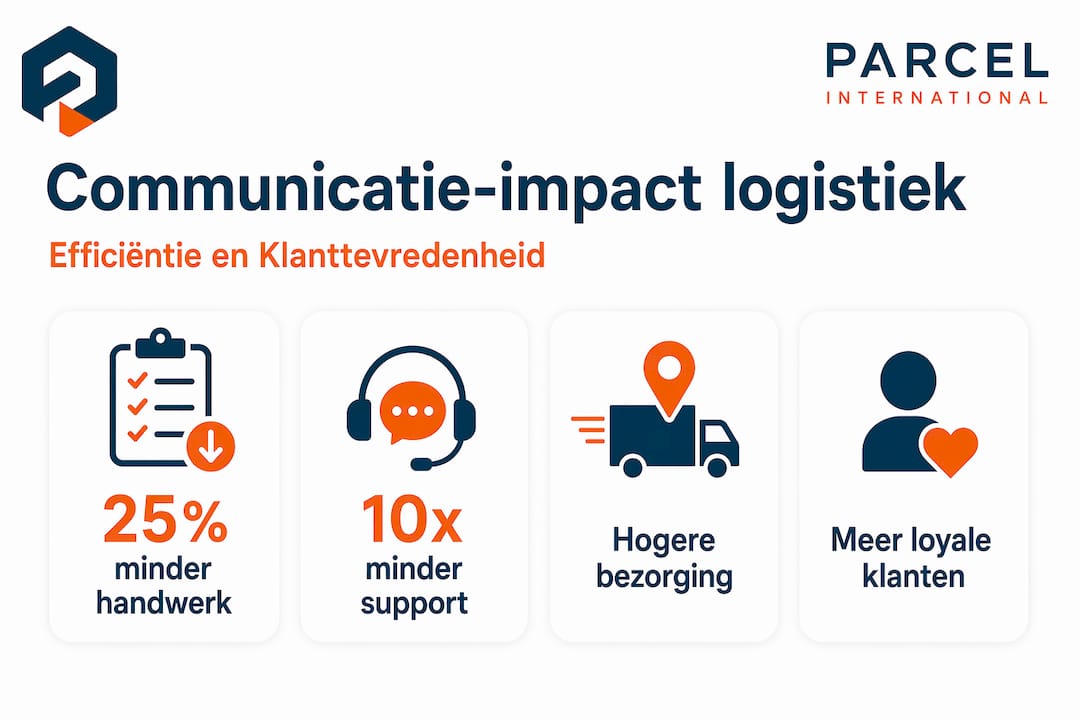 Infographic: drie opvallende cijfers over communicatie met klanten in de logistieke sector