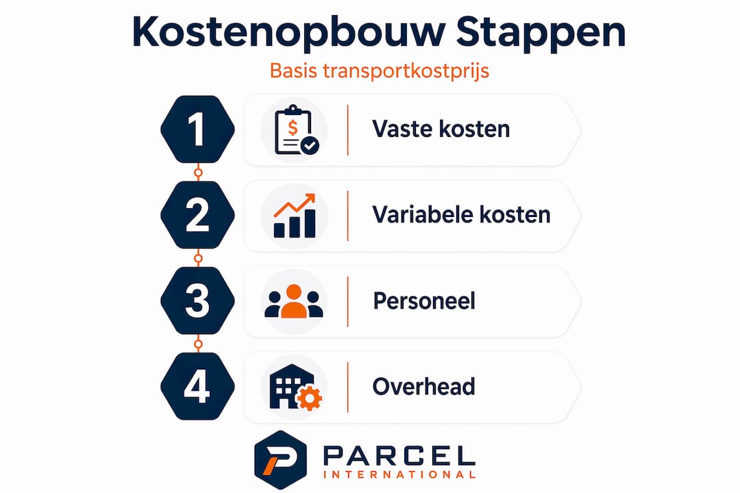 Infographic: zo is de kostprijs van transport opgebouwd – stap voor stap uitgelegd