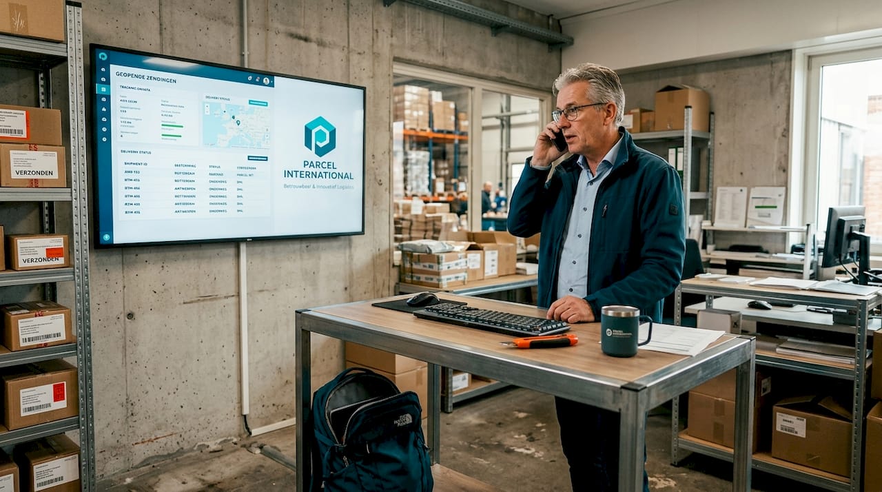 Magazijnmedewerker neemt contact op over een probleem met de levering