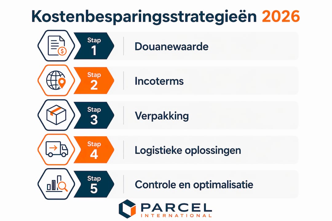 Overzicht: stapsgewijs besparen op internationale kosten