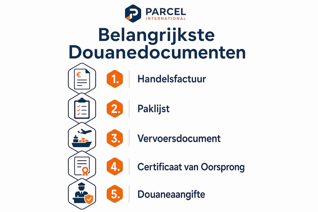 Infographic: een handig overzicht van de belangrijkste douanedocumenten