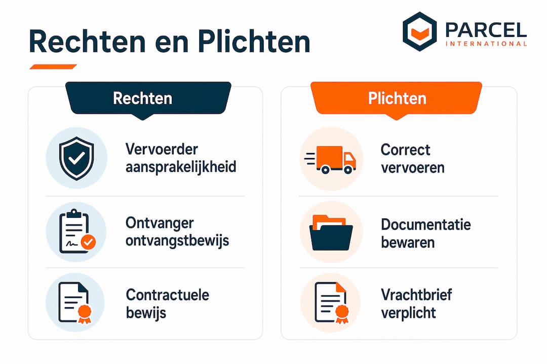 Infographic met een helder overzicht van rechten en plichten
