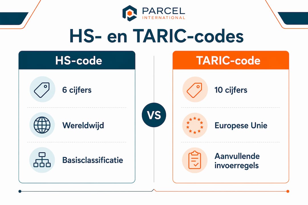 Infographic: handig overzicht van HS- en TARIC-codes