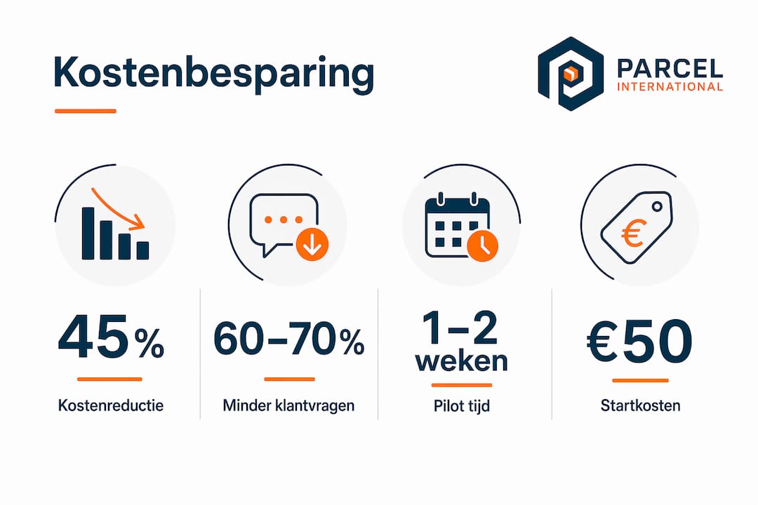 Infographic met cijfers over geautomatiseerd verzenden