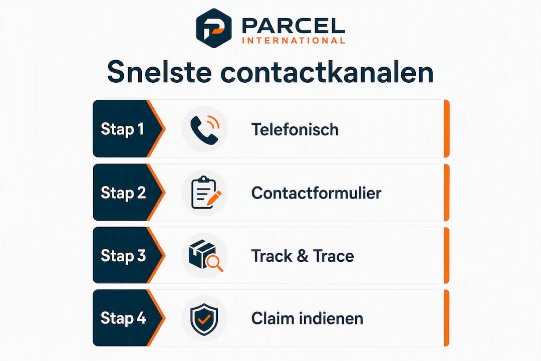 Infographic: de snelste manieren om contact op te nemen met DPD