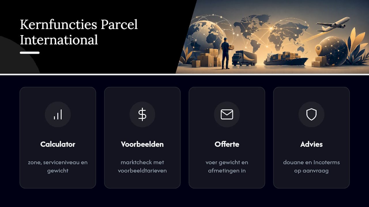 Waarom Parcel International: praktijkervaring die je direct kunt gebruiken — overview diagram