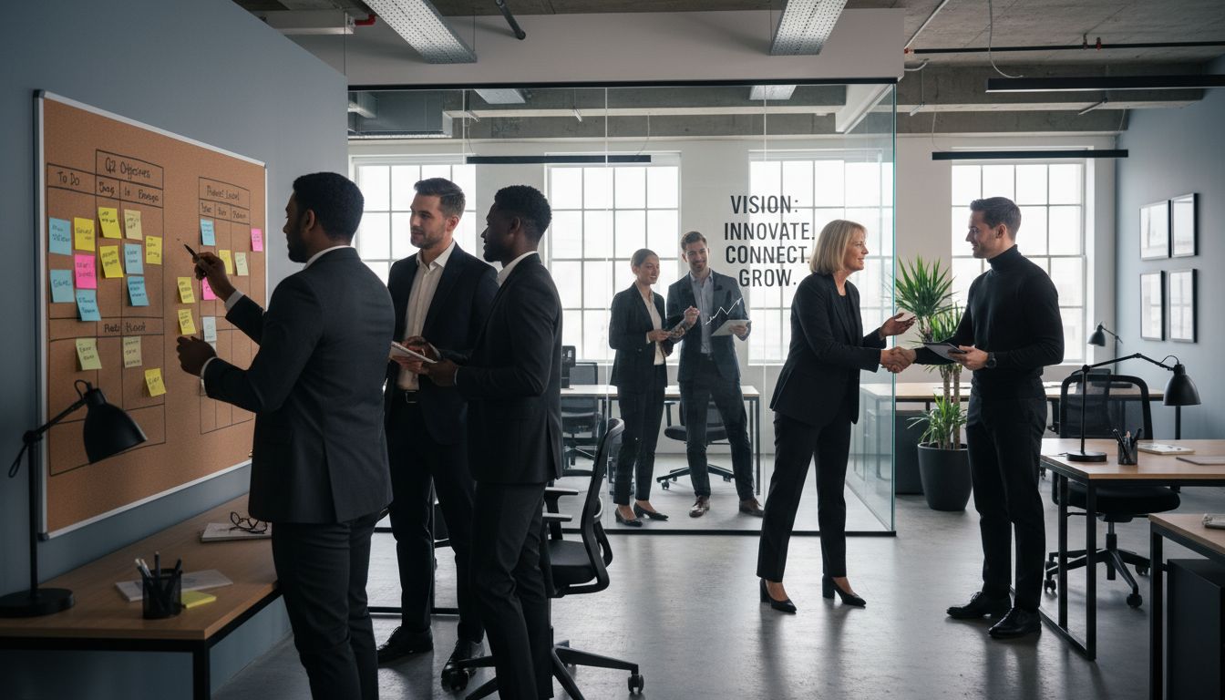 collaborative office teamwork