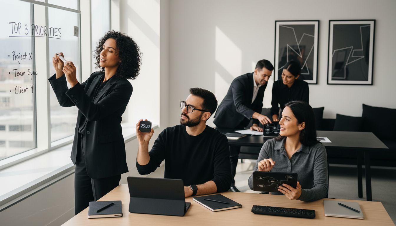 productive teamwork office