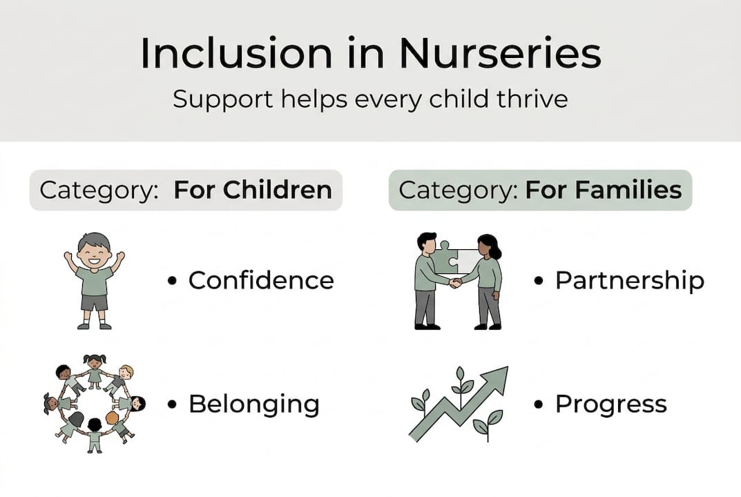 Infographic highlights inclusion benefits for nurseries