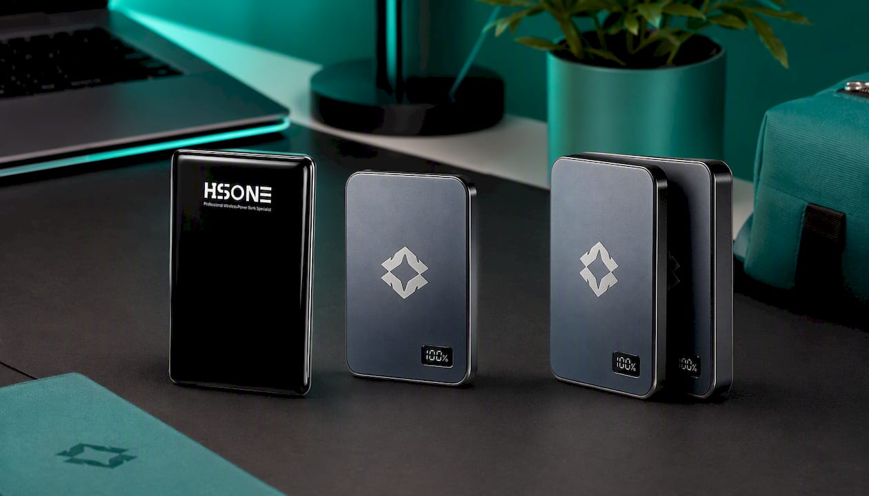 EVOQEN HSONE — MagSafe Powerbank in Hochglanz