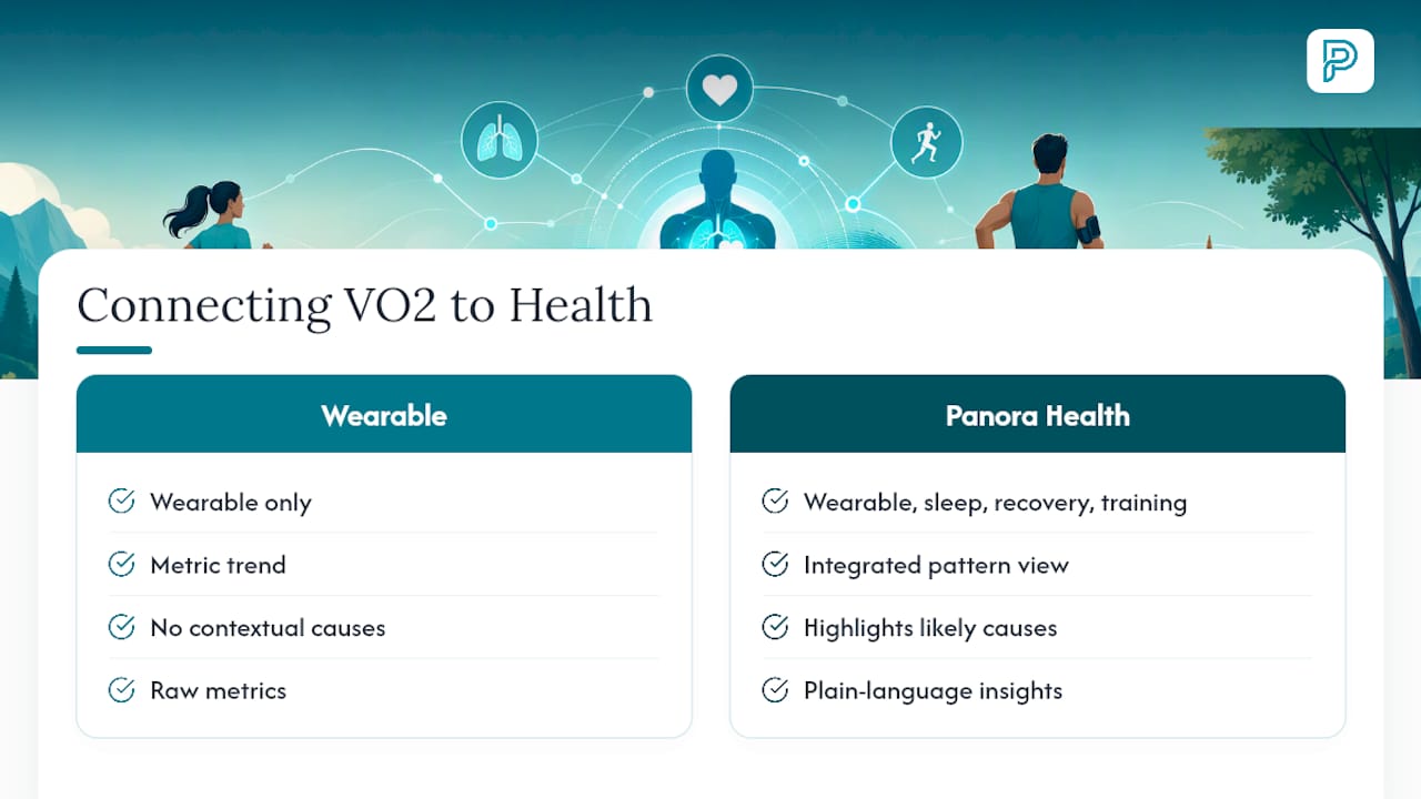 A Simpler Way to Connect Your VO2 Data to the Rest of Your Health — overview diagram