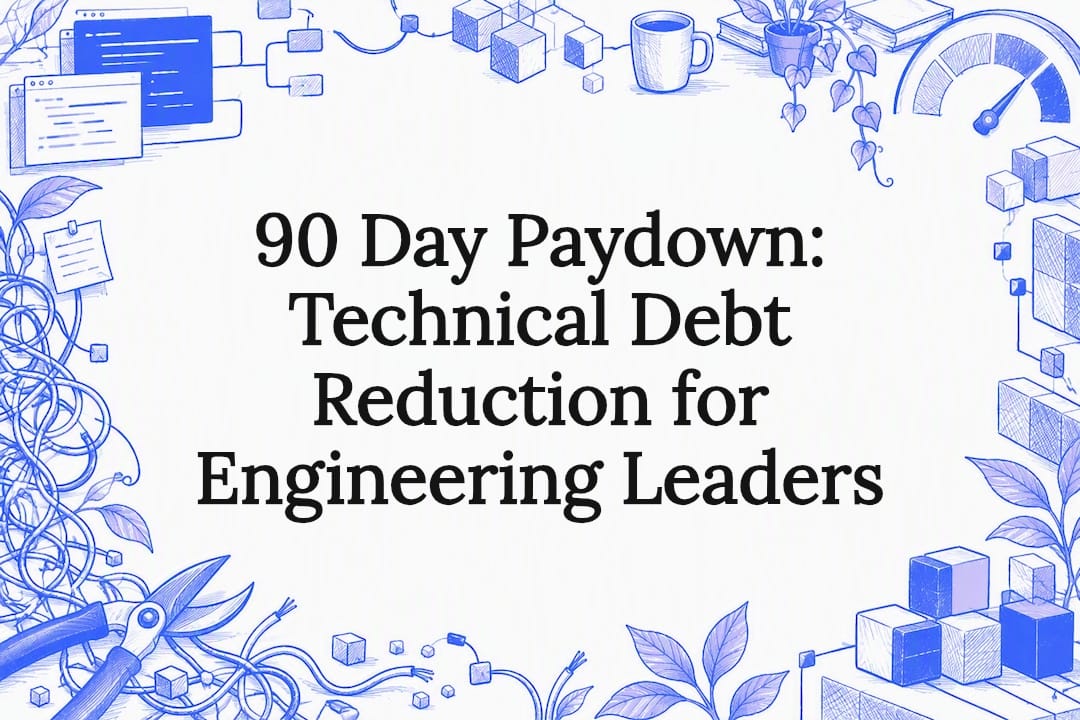 Technical debt reduction title card