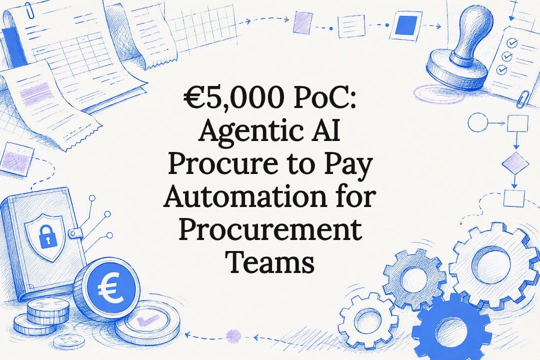 Decorative procure-to-pay automation title card