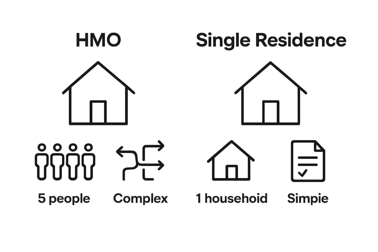 Comparison of HMO and single residence fire safety requirements.
