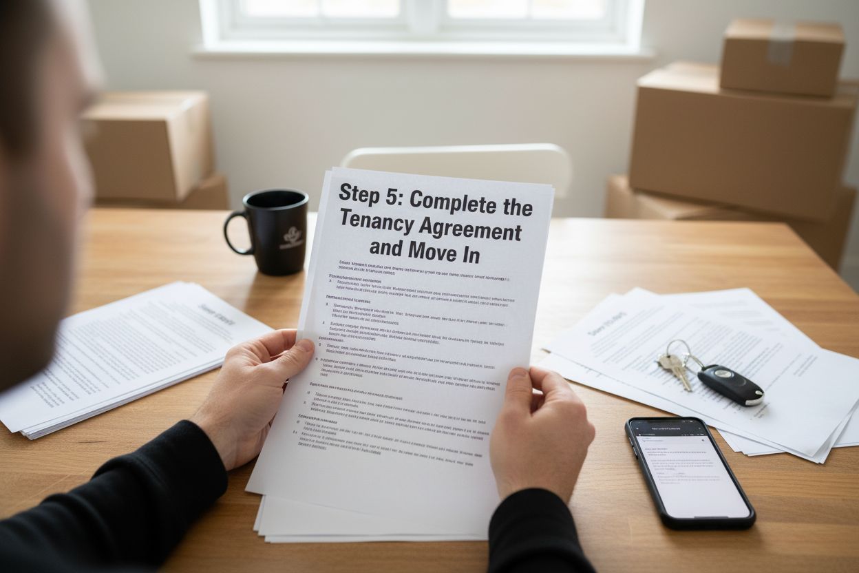 hmo accommodation move-in, tenancy agreement