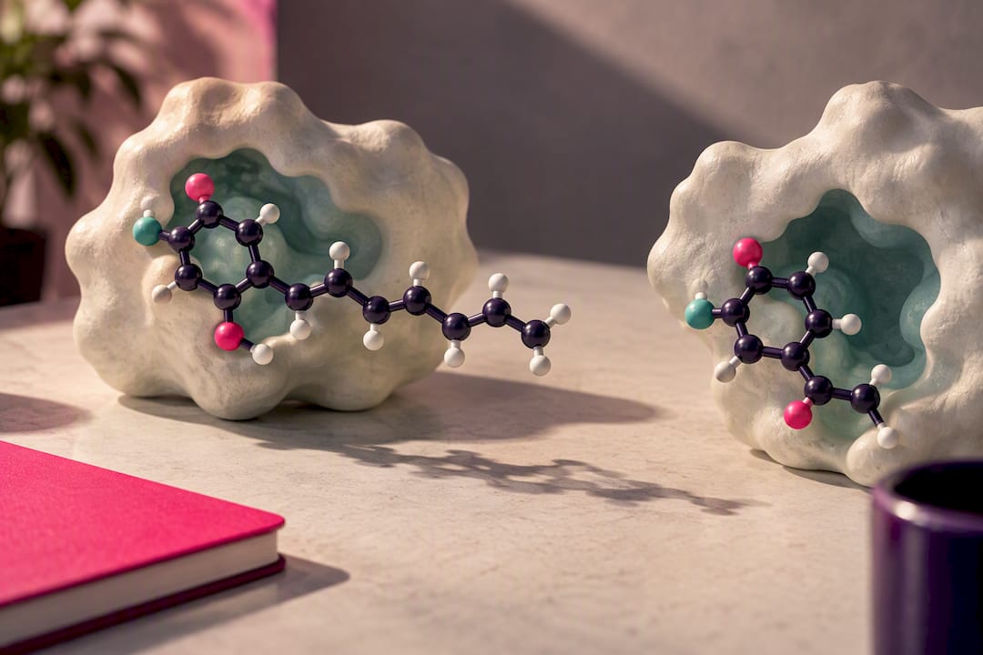 Illustration comparing cannabinoid side chains