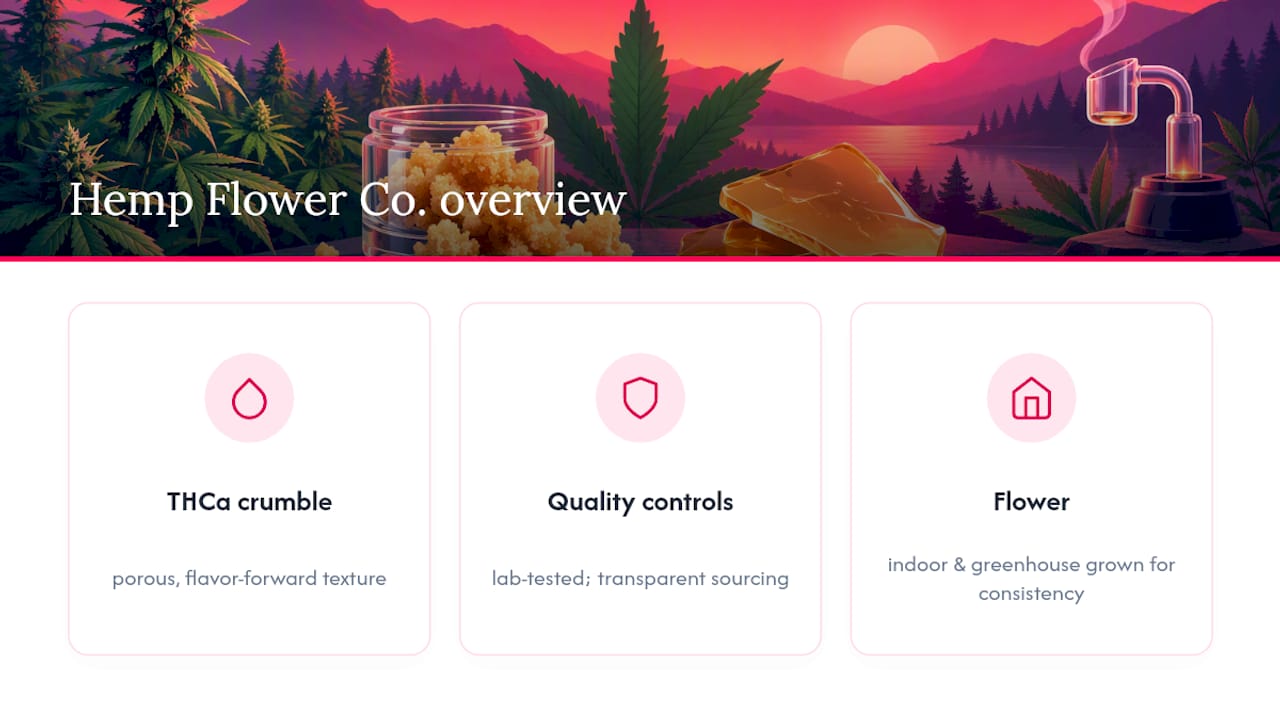 Where Hemp Flower Co. Fits Into This Comparison — overview diagram