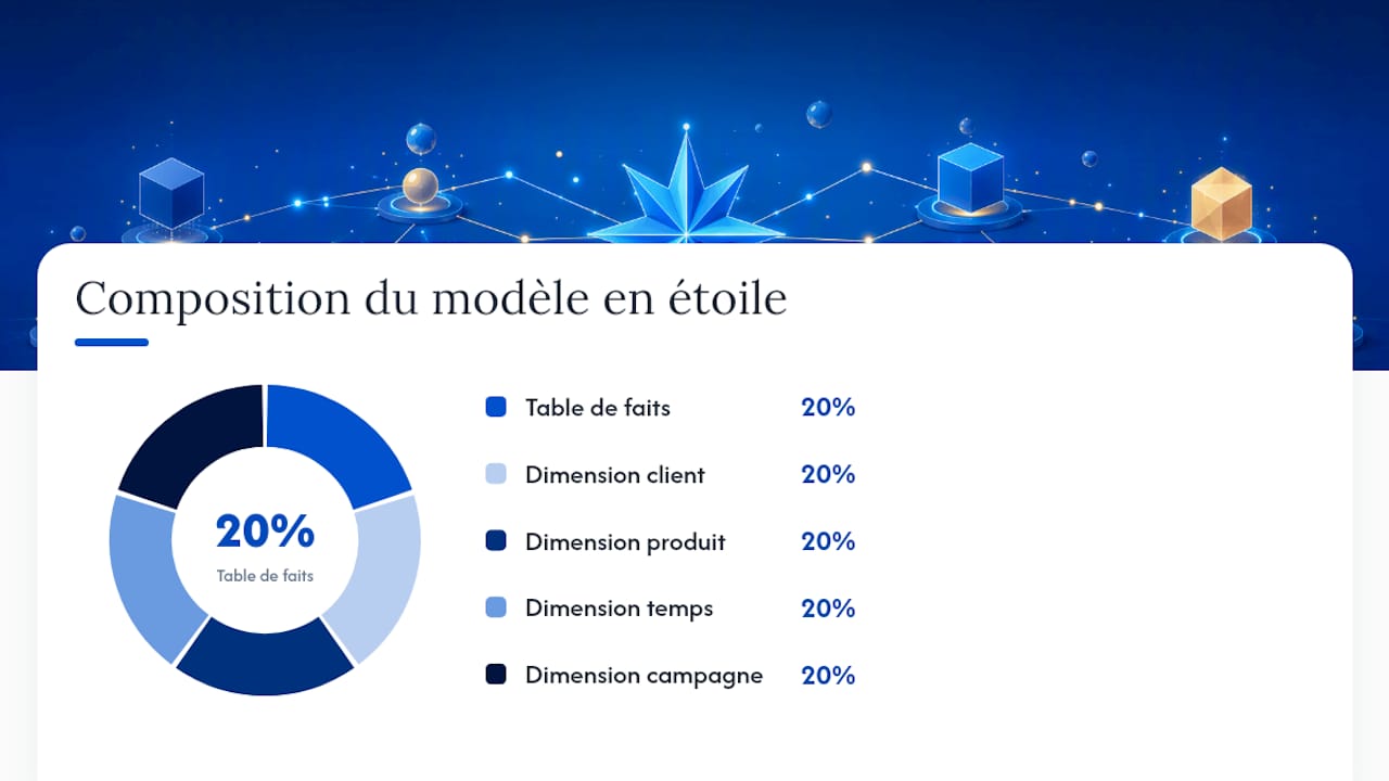 Concevoir le modèle de données en étoile pour le reporting de parrainage Power BI — overview diagram