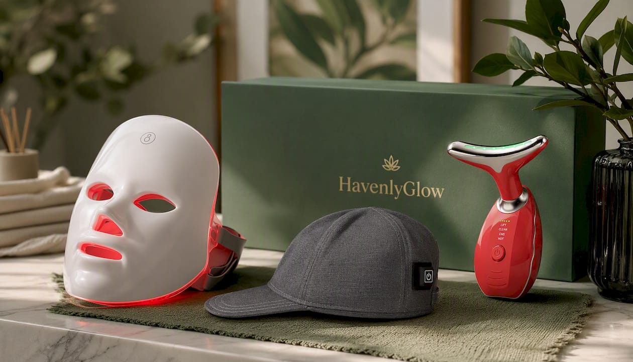 LED Red Light Face Mask - At-Home Skincare Ritual