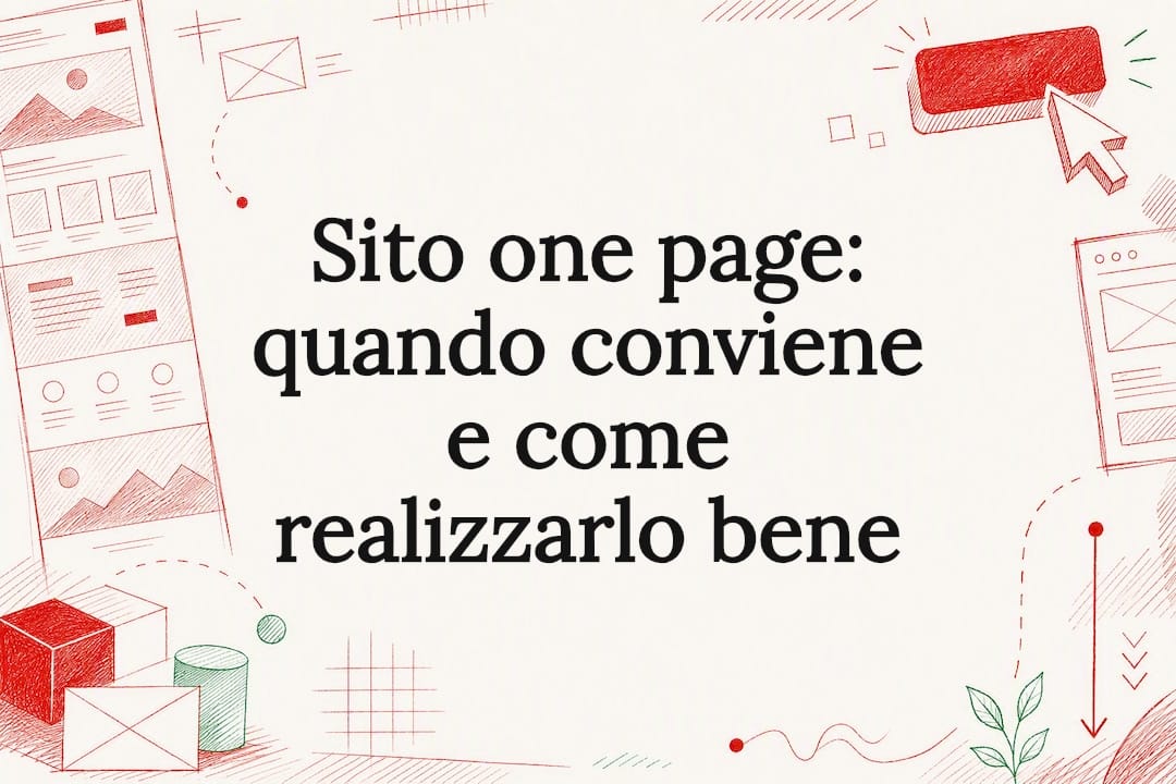 Sito one page: quando conviene e come realizzarlo bene