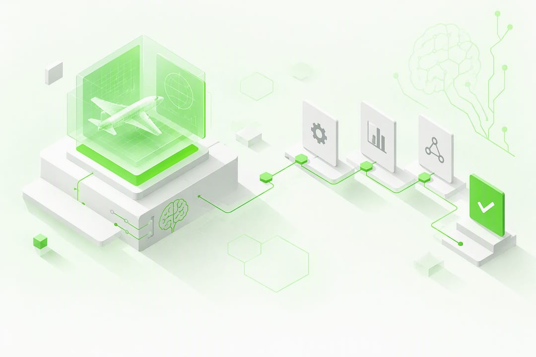 Isometric engineering interview preparation illustration
