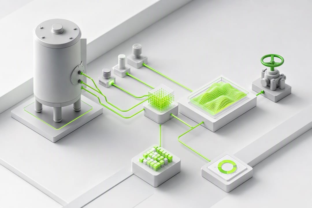Digital twin process control illustration