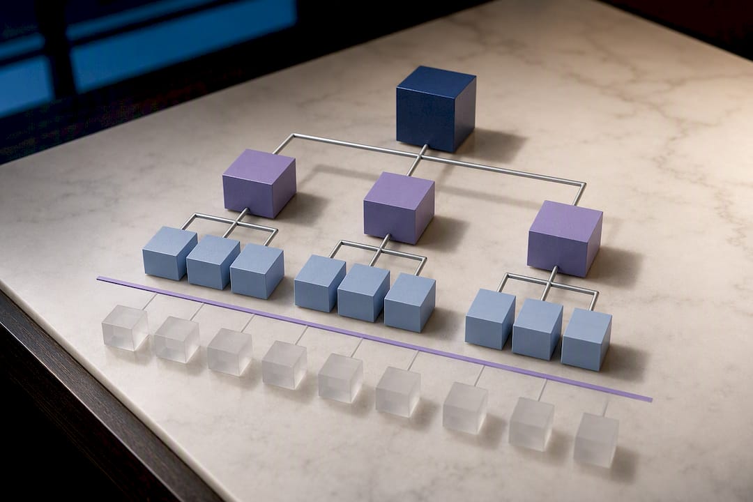 Three-level requirements hierarchy boundary