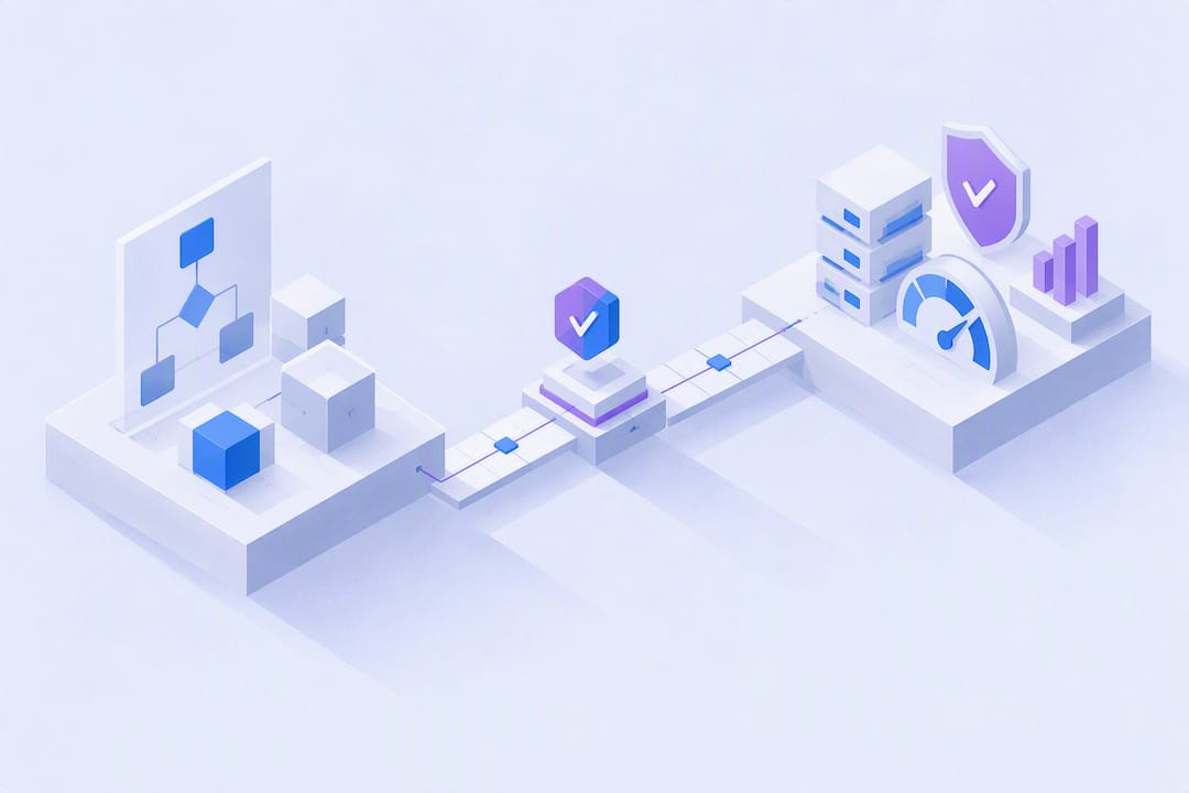 Isometric illustration of functional and quality requirements