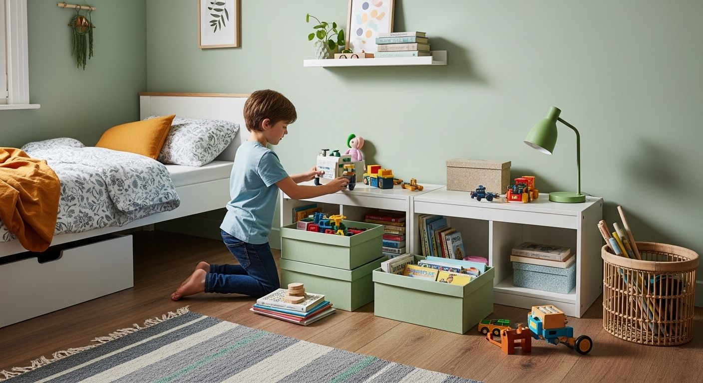 organizar muebles zona infantil