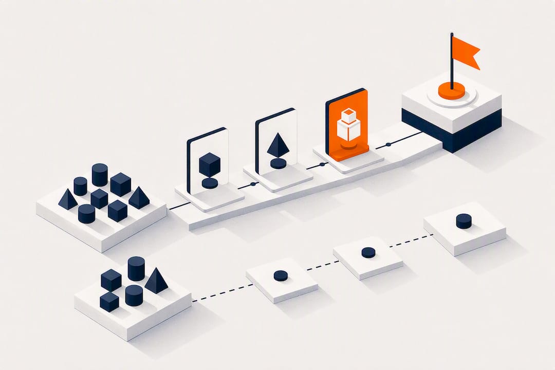 Isometric loyalty pilot measurement illustration