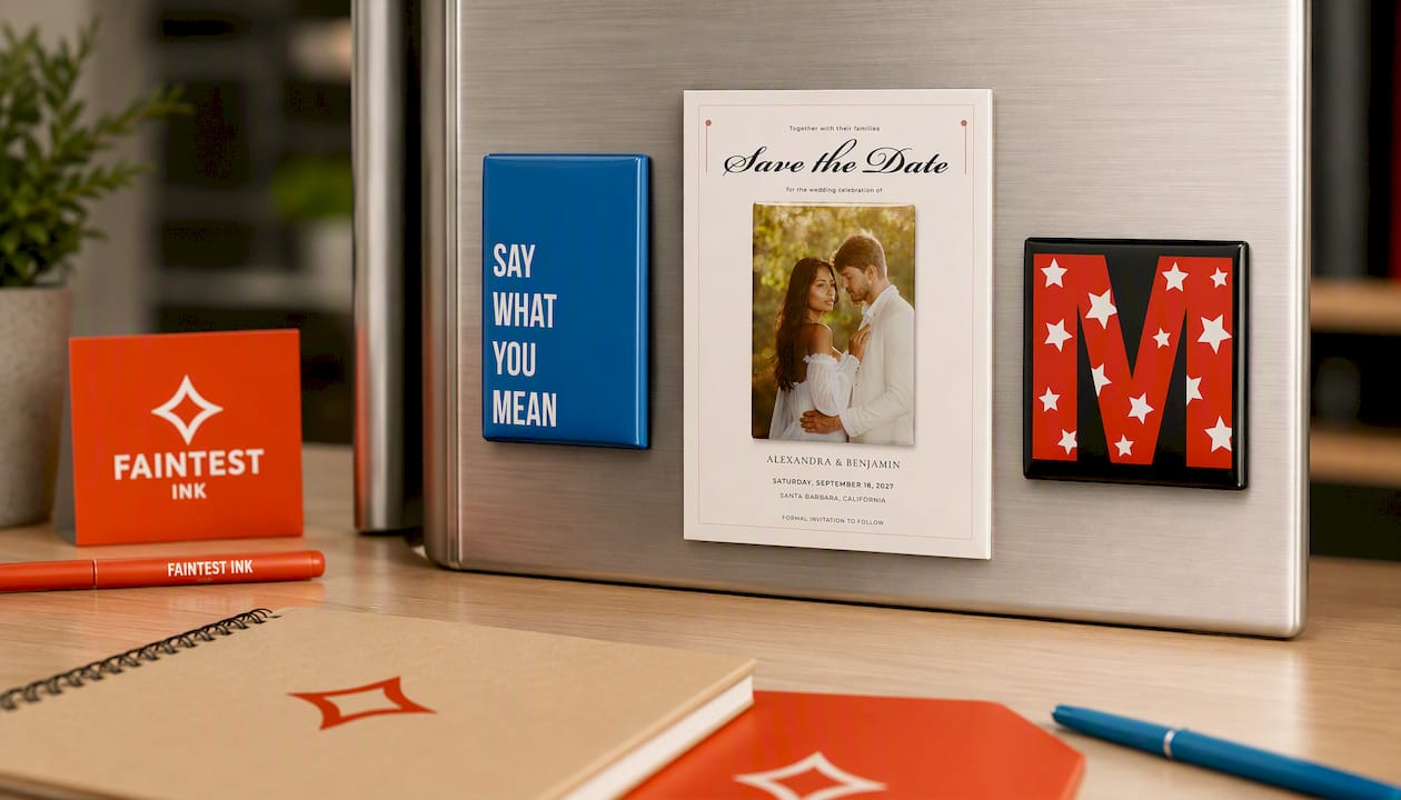 Custom Text Magnets - 2.5 x 3.5 Inch