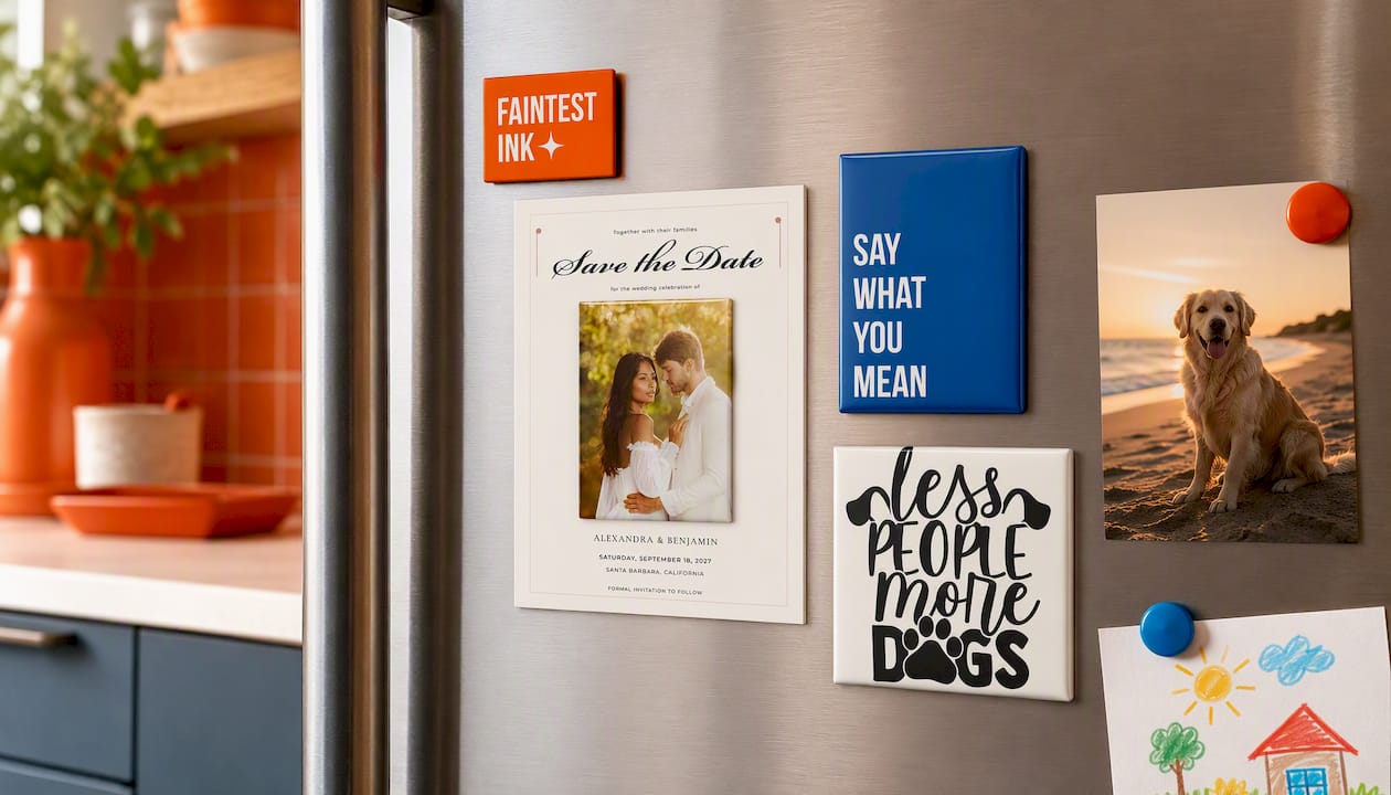 Save the Date Magnets with 5 x 7 Cards