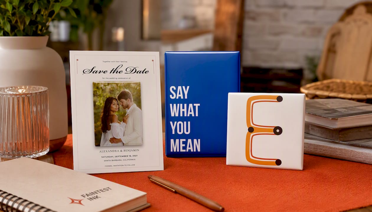 Save the Date Magnets with 5 x 7 Cards