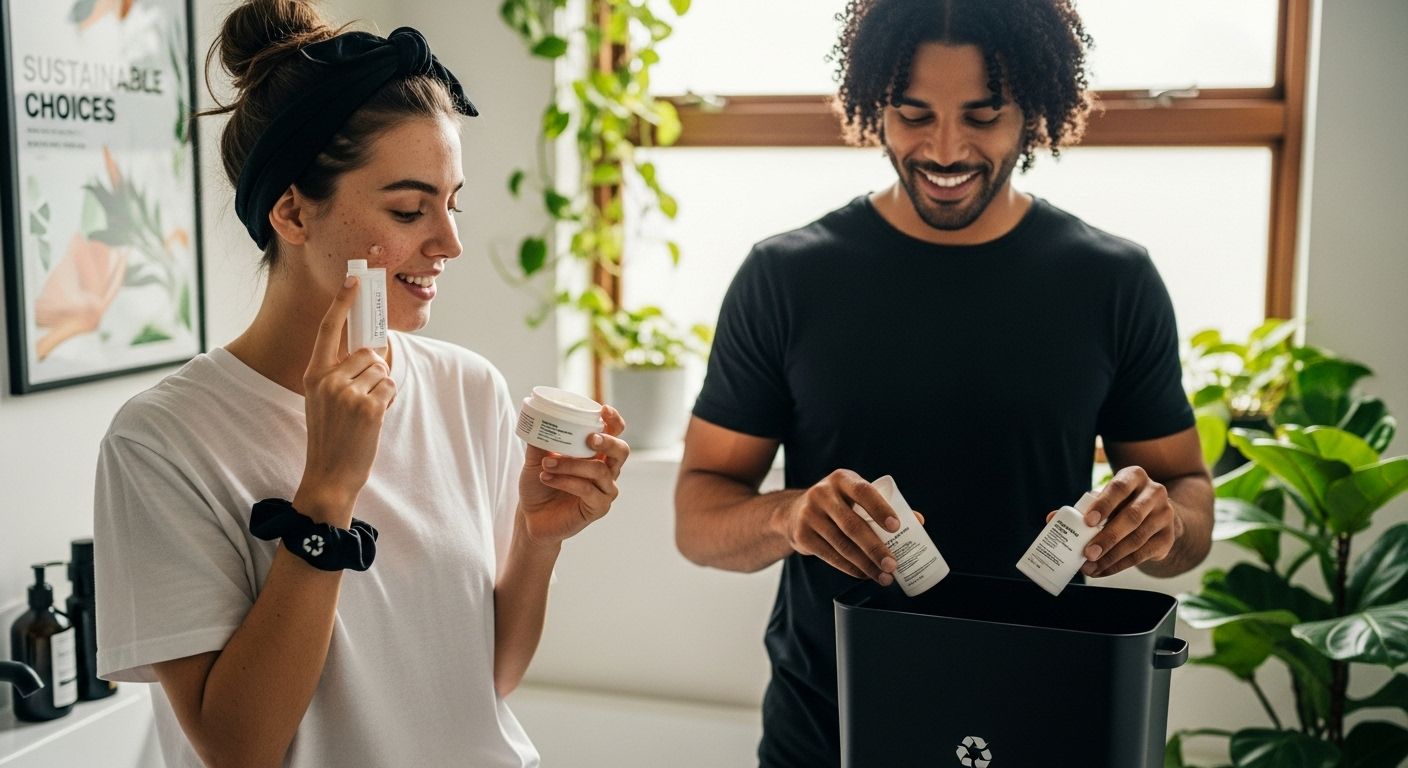 sustainable beauty home routine