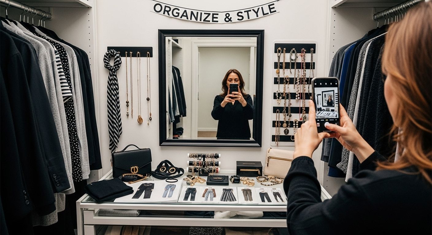 wardrobe organization styling