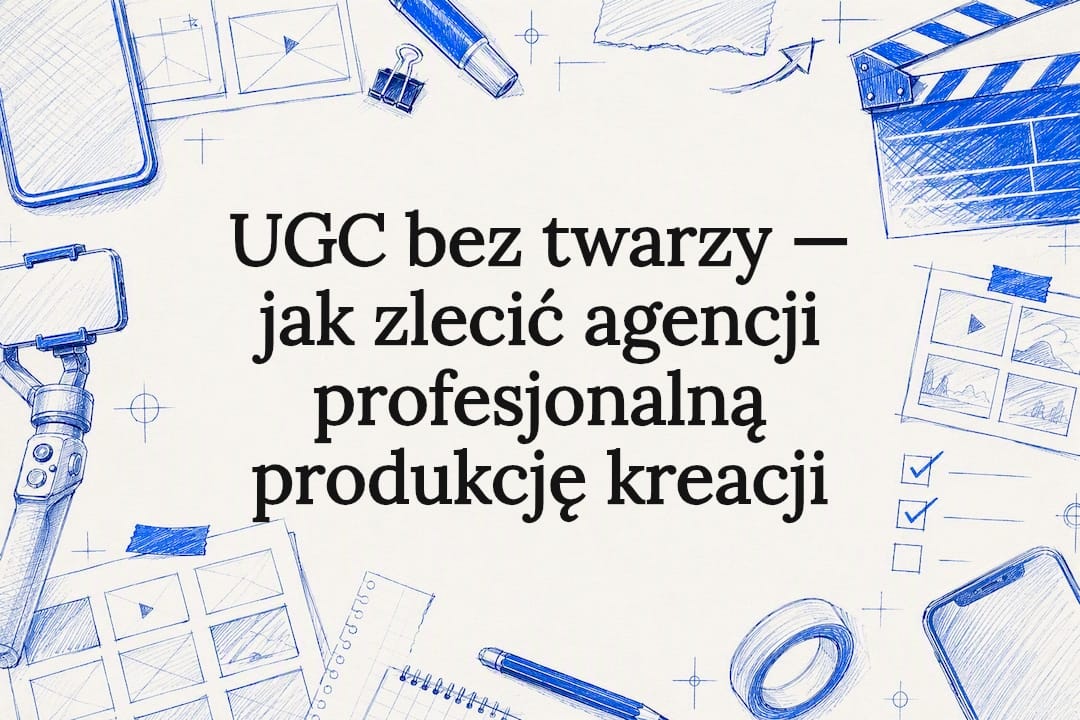 UGC bez twarzy — jak zlecić agencji profesjonalną produkcję kreacji