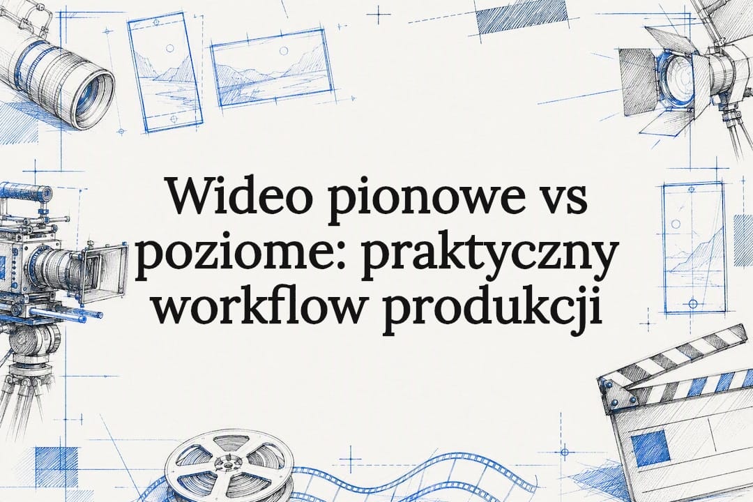 Ilustracja tytułowa o charakterze dekoracyjnym przedstawiająca formaty wideo