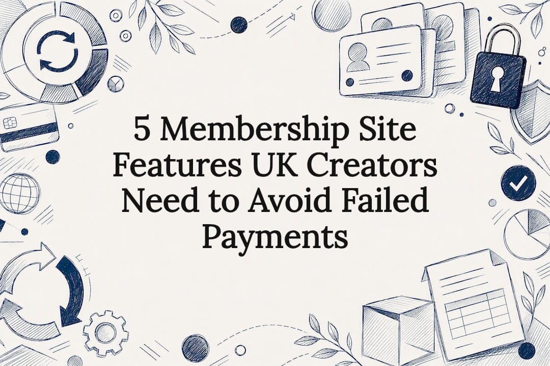Decorative membership payments title card