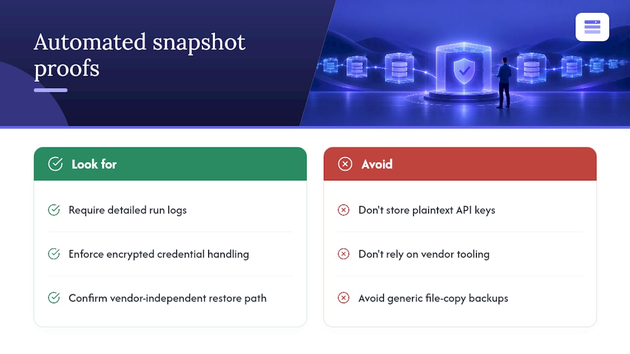 How Automated Snapshot Streaming Supports Retention Goals — overview diagram