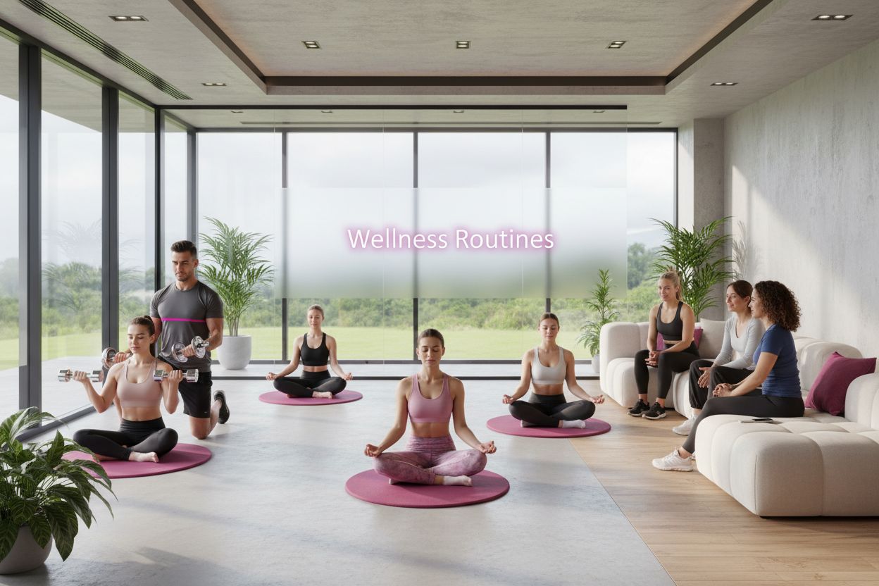 luxury wellness group routine