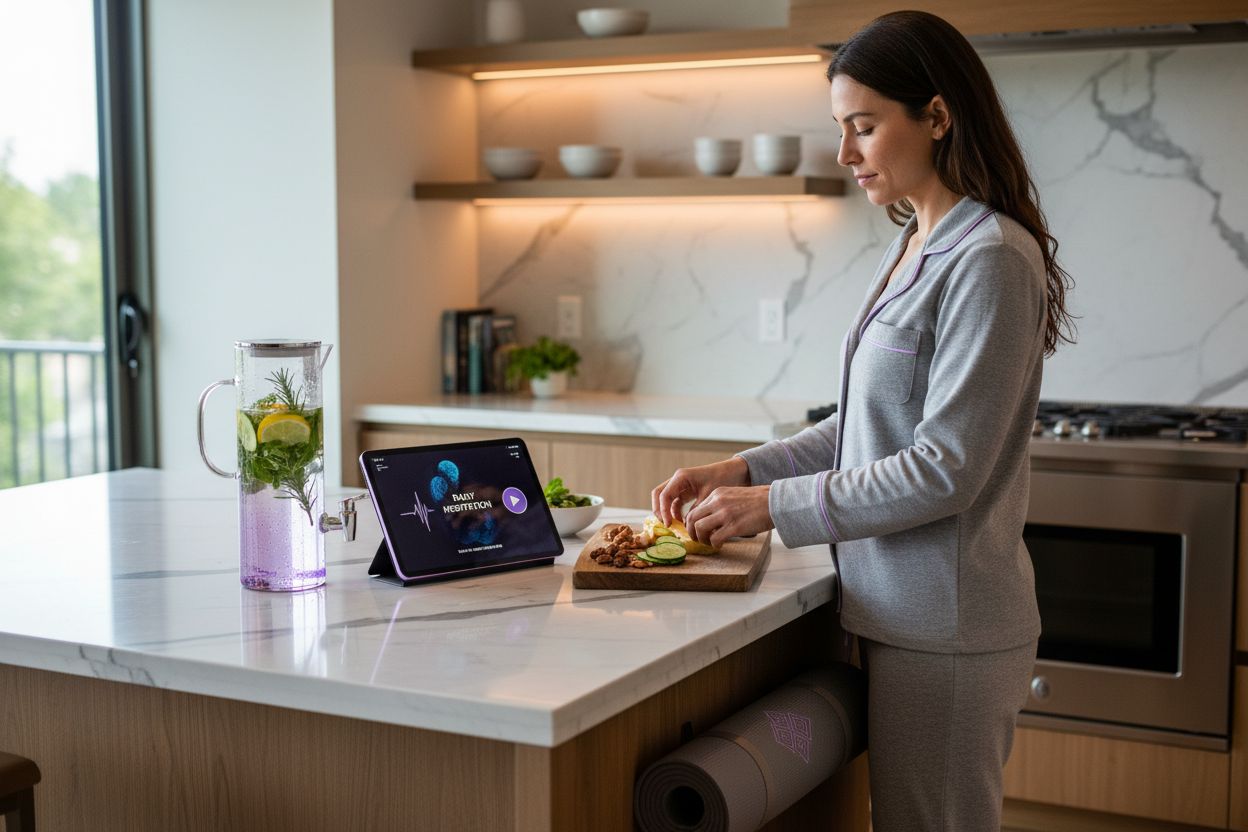 modern wellness kitchen