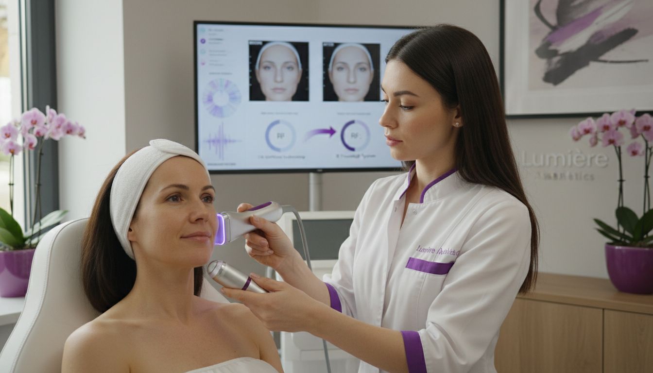 clinic beauty devices demonstration