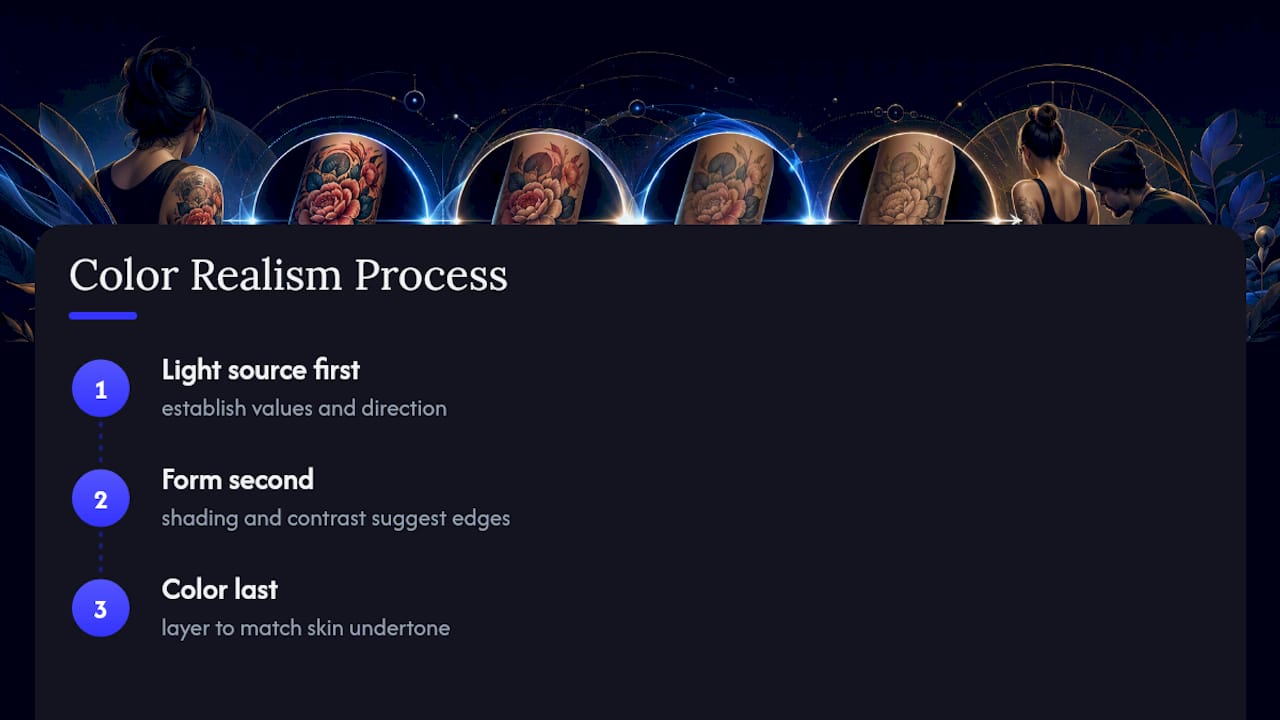 What Color Realism Tattoos Are Trying to Achieve — overview diagram